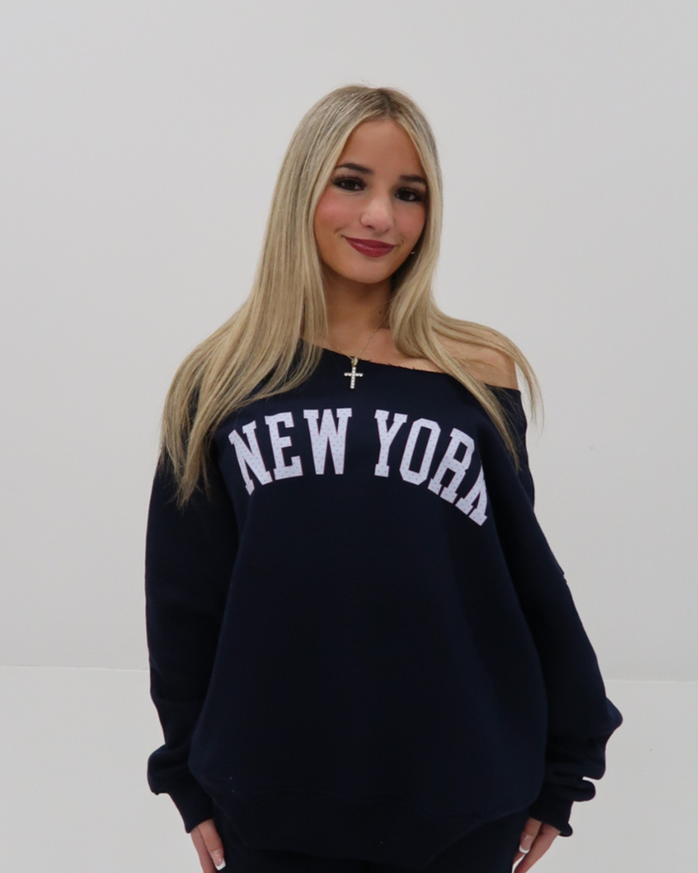 Hometown Crewneck- POLKA DOT (CUSTOMIZABLE)