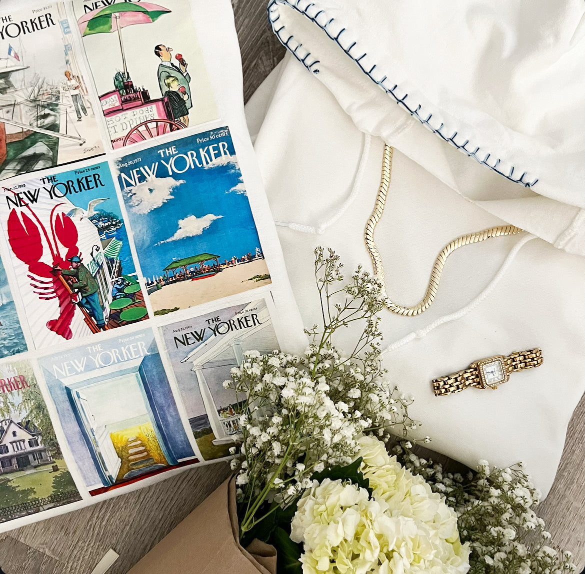 New Yawker Hoodie - WHITE