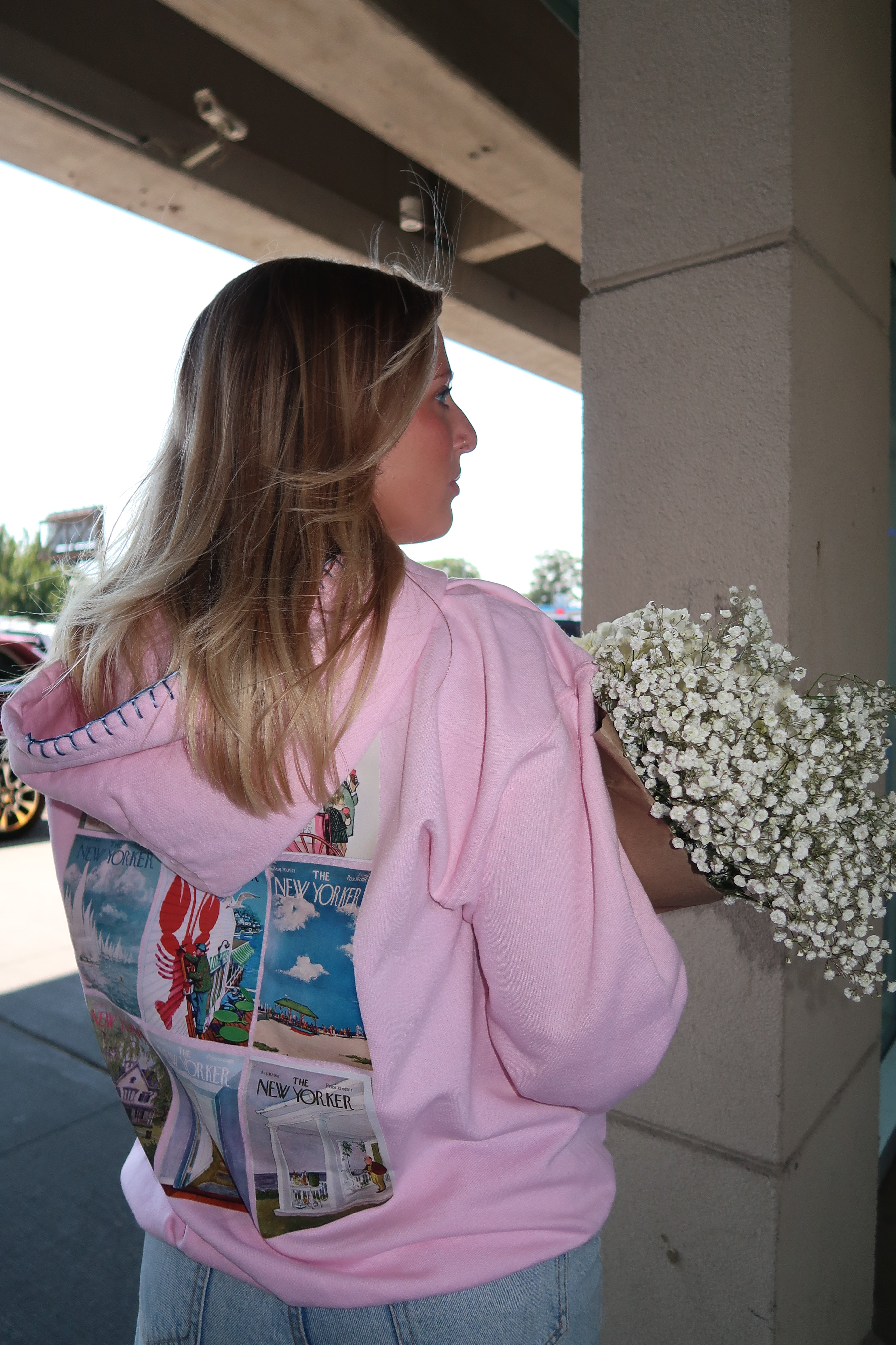 New Yawker Hoodie - PINK