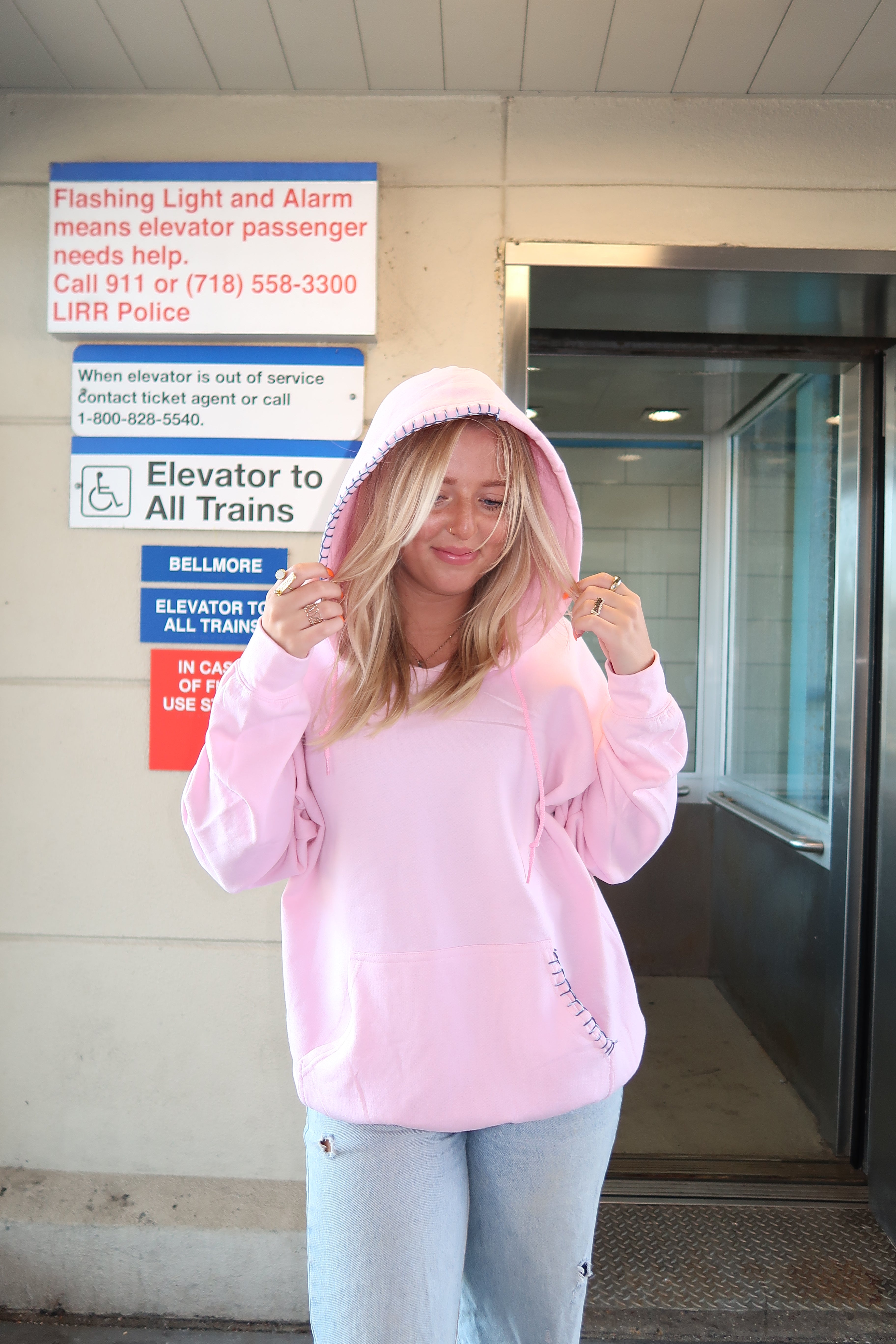 New Yawker Hoodie - PINK