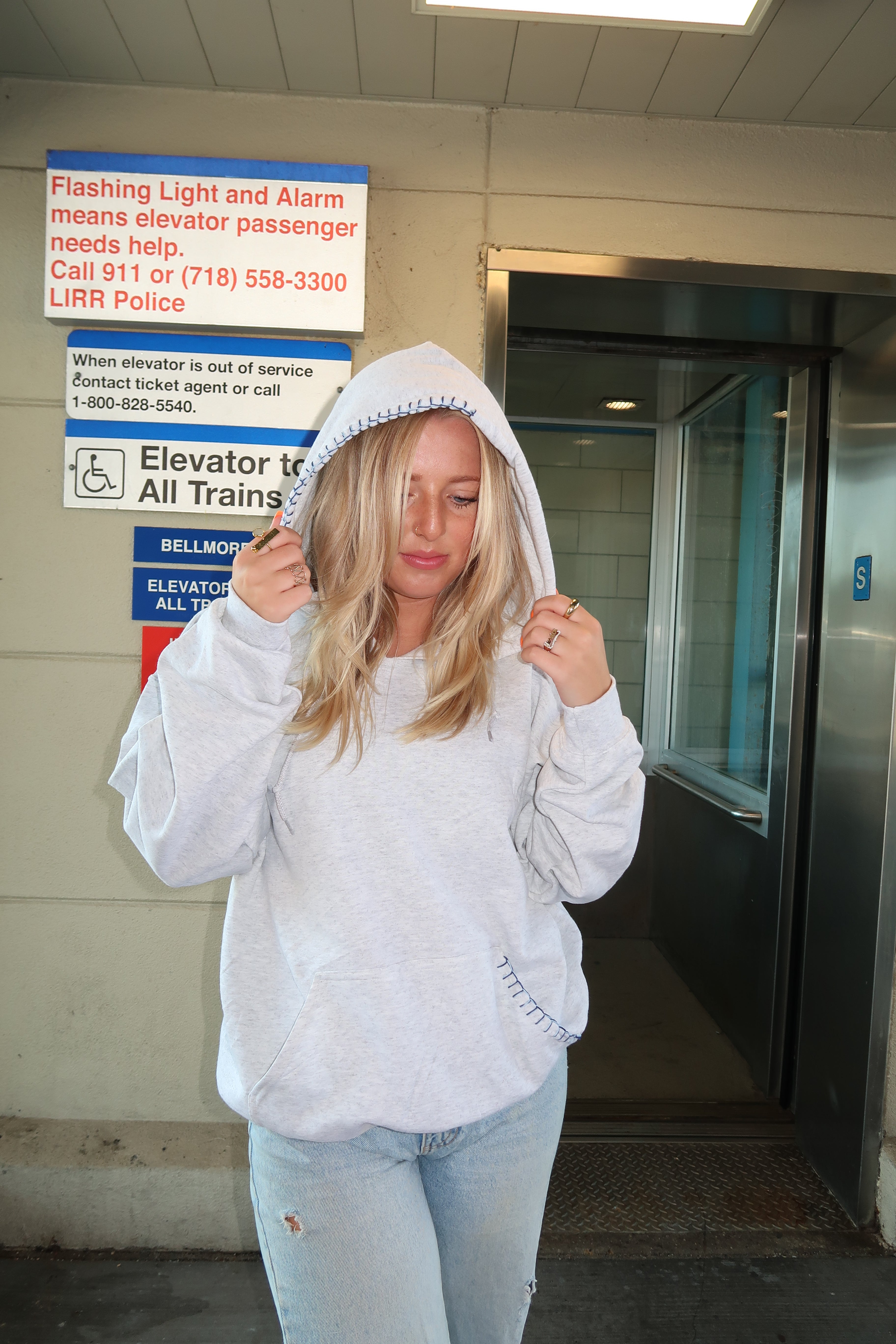 New Yawker Hoodie - GREY