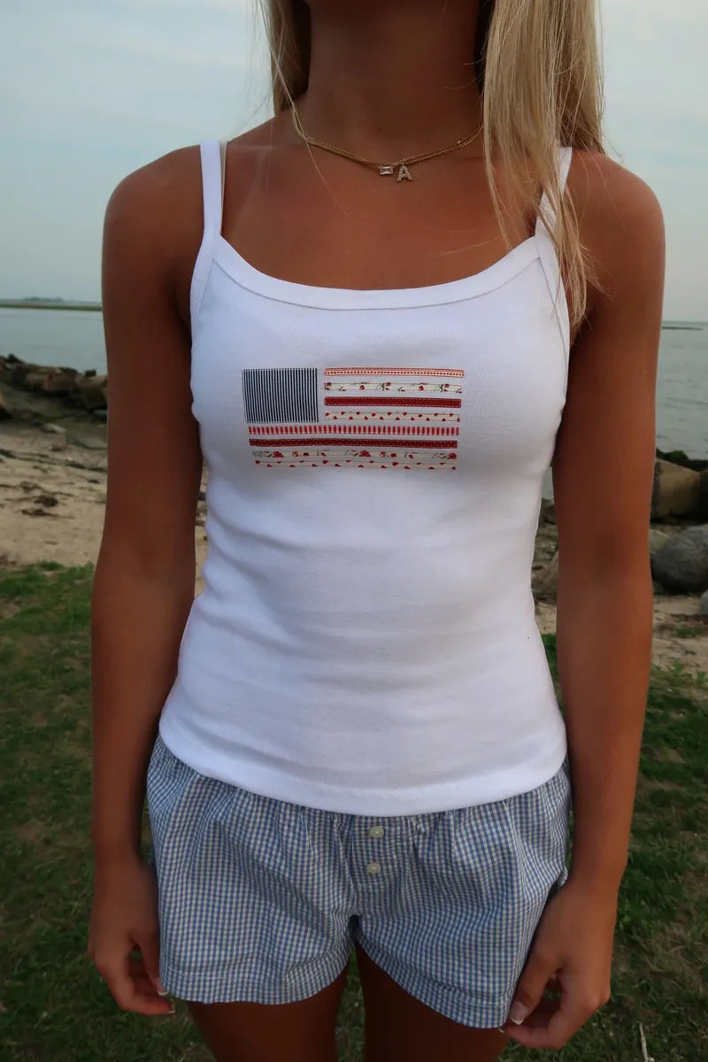 Miss America Flag Tank